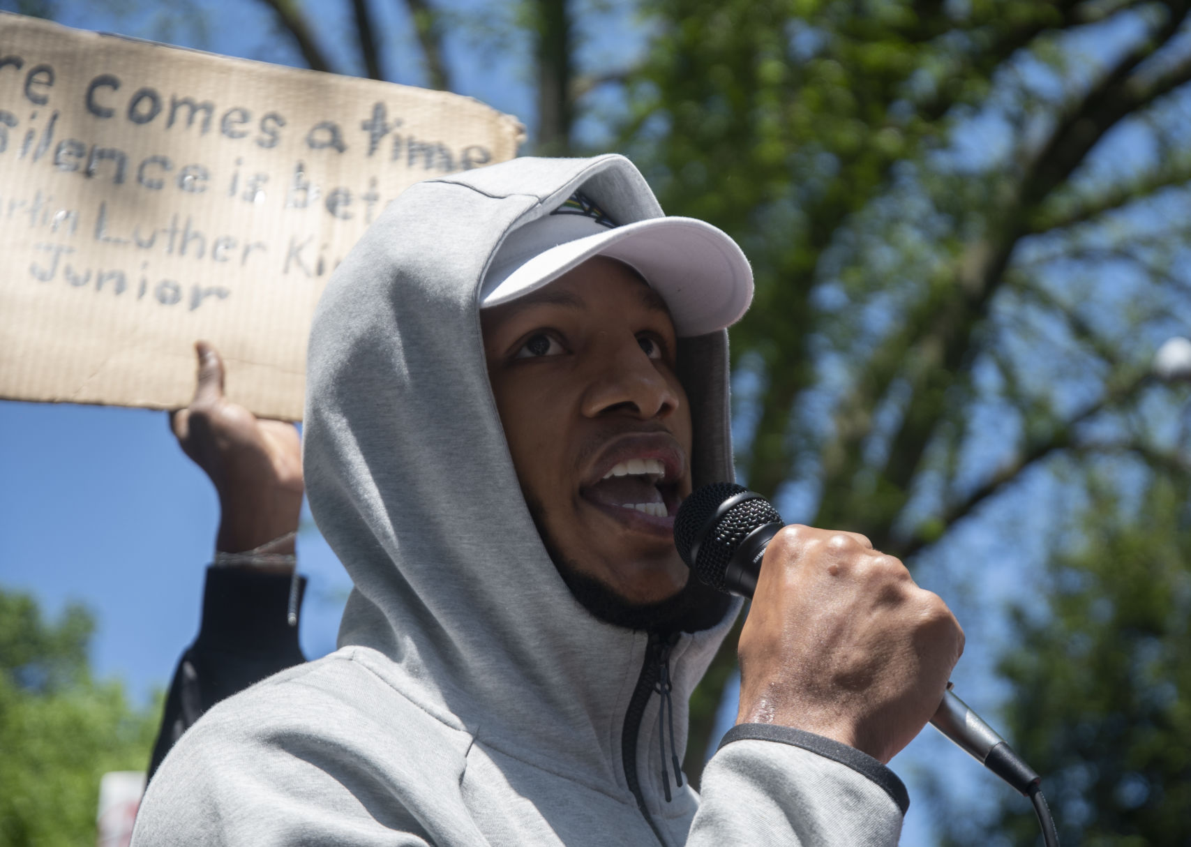 BLM protest, Lamar Stevens